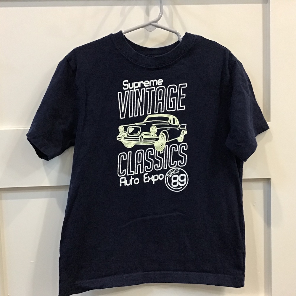 Navy Blue Classic Auto T-shirt 5/6